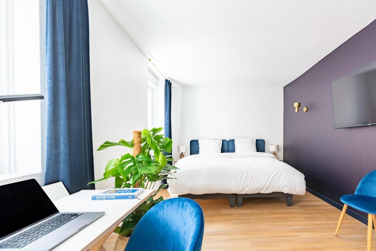 Apartmán Calme & Chic Bleu - Proche Gare Et Centre Dijon Exteriér fotografie